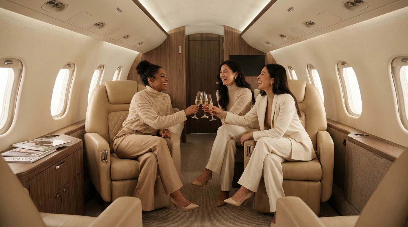 privatjet f r kleine gruppen wie viele personen passen rein und was kostet es cover